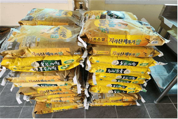 철암 약사사, 이웃돕기 쌀 10㎏ 40포 후원